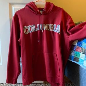Men’s Colombia hooded pullover.